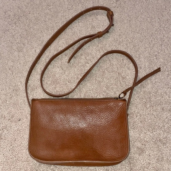 The Simple Crossbody Bag by Madewell - Brown - Picture 2 of 6
